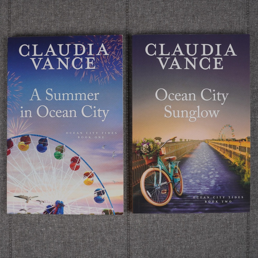 Claudia Vance Ocean City Tides Books 1 & 2 A Summer in Ocean City Sunglow Set